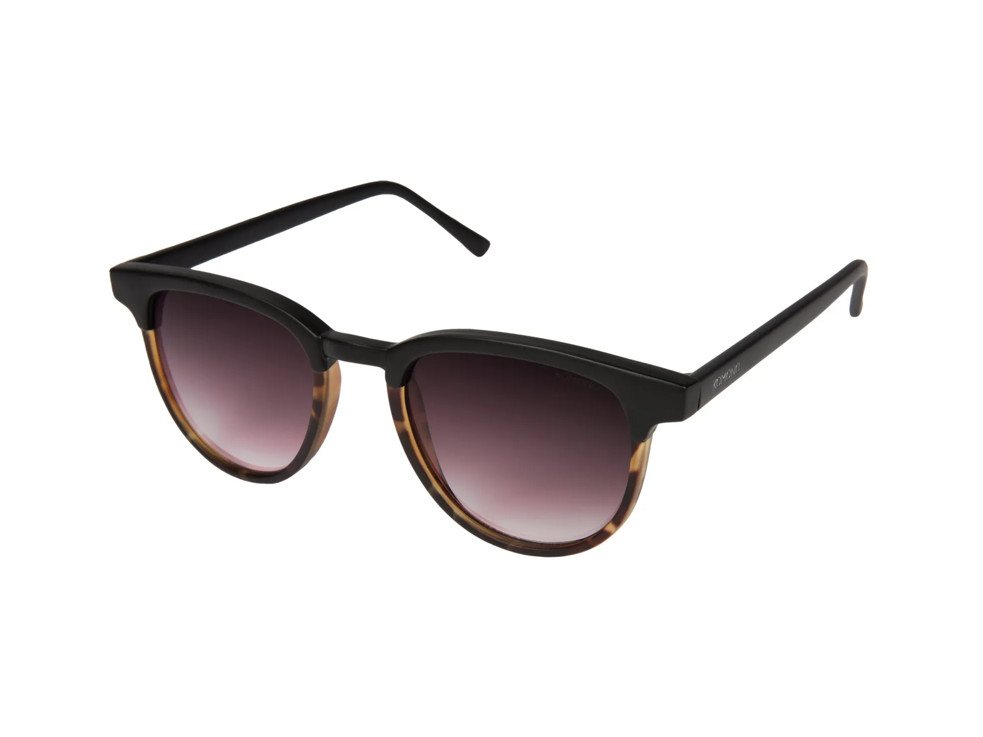 Fashion Francis Matte Black Tortoise Rectangle