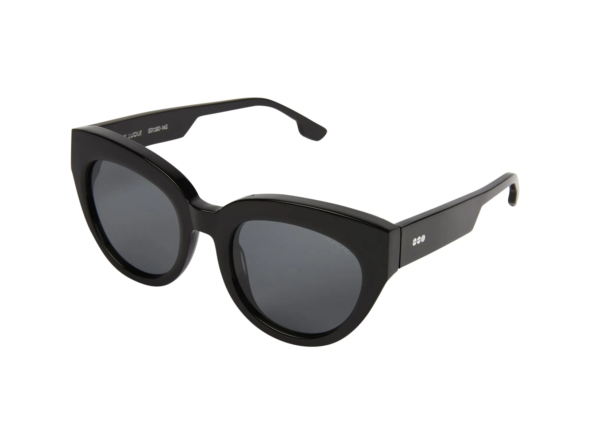 Shop Lucile All Black Cat-Eye | Round