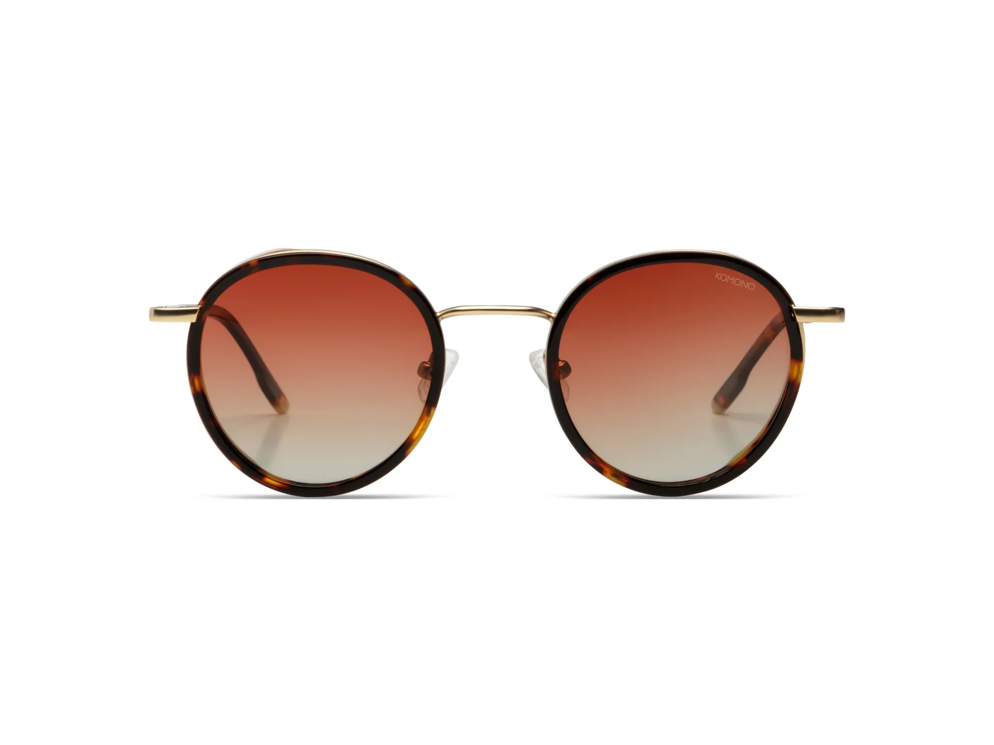 Store Pete White Gold Tortoise Blond Wing Round | New